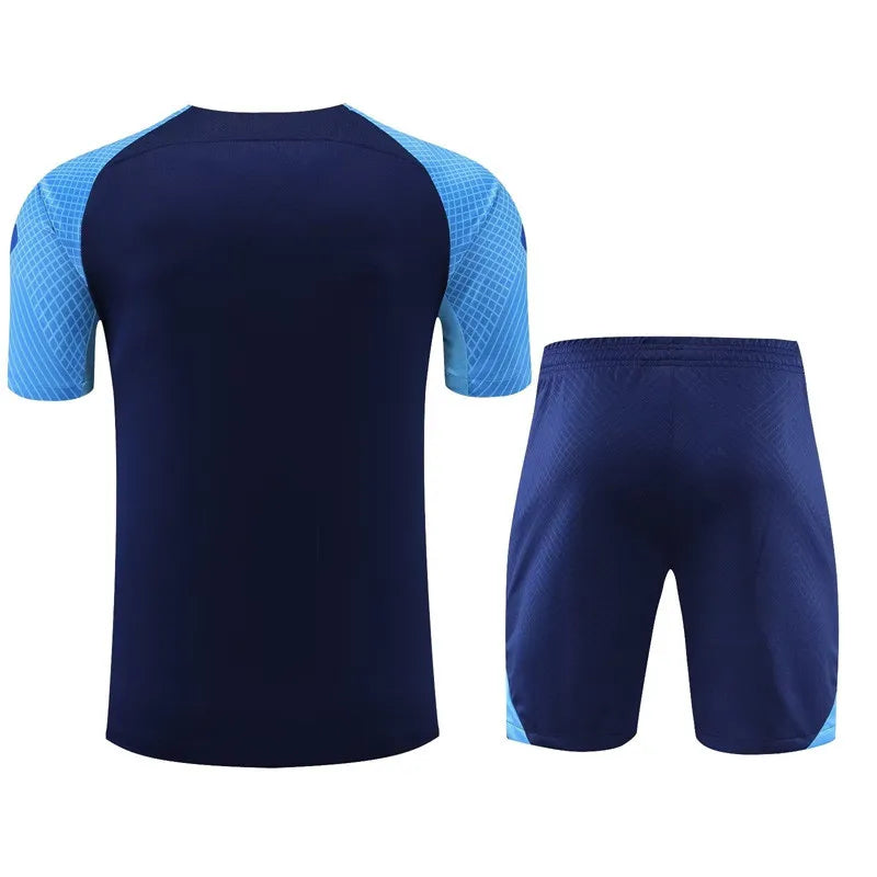 Atletico Madrid Short Sleeve Set Navy 2023-24