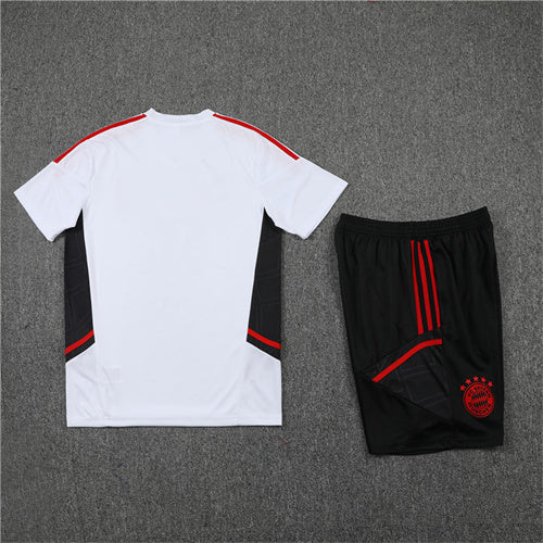 Bayern Munich Short Sleeve Set Grey/Red 2022-23