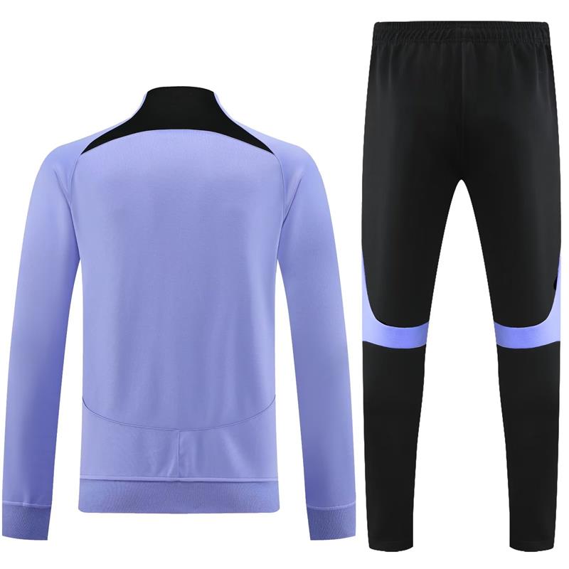 Inter Milan Long Sleeve Zipped Tracksuit Black 2023-24