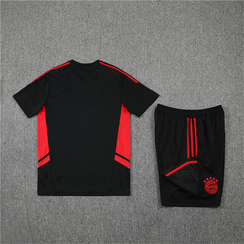 Bayern Munich Short Sleeve Set Black/Red 2022-23