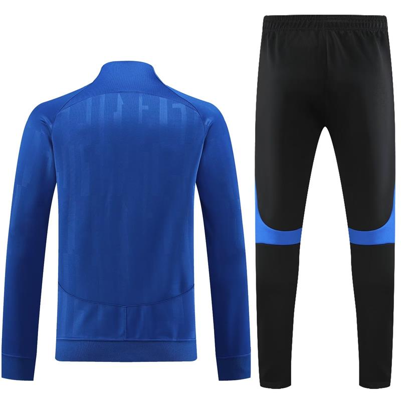 Inter Milan Long Sleeve Zipped Tracksuit Blue/Black 2023-24