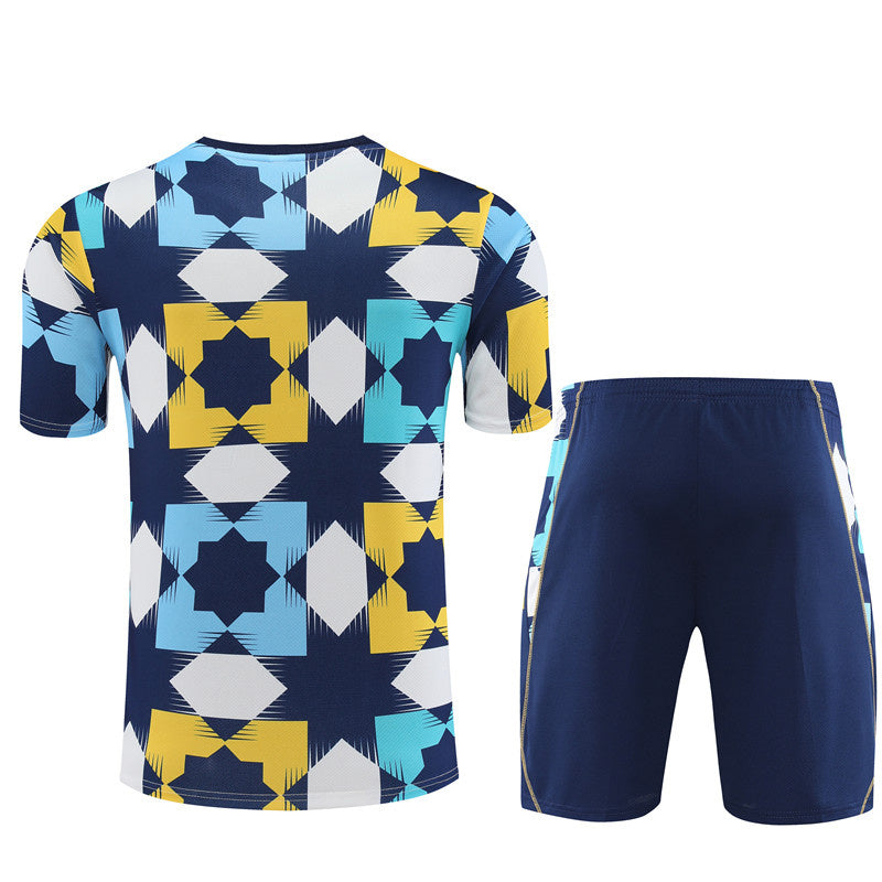 Algeria Short Sleeve Set Navy 2023-24