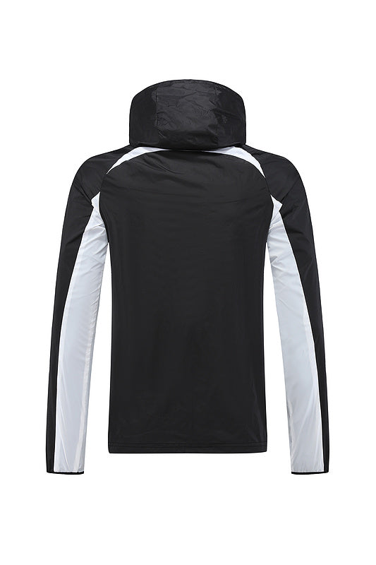 PSG Paris Saint German Windbreaker Jacket Black/White 2022-23