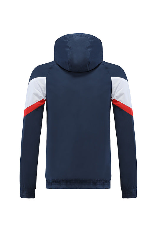 PSG Paris Saint German Windbreaker Jacket Blue/White/Red 2022-23