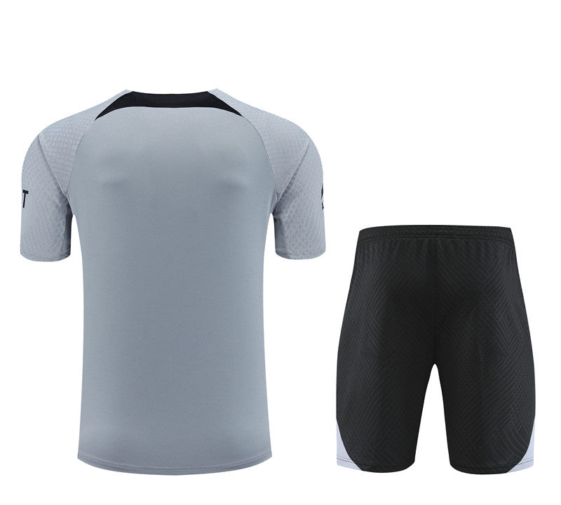 PSG Paris Saint German Short Sleeve Set White/Black 2022-23