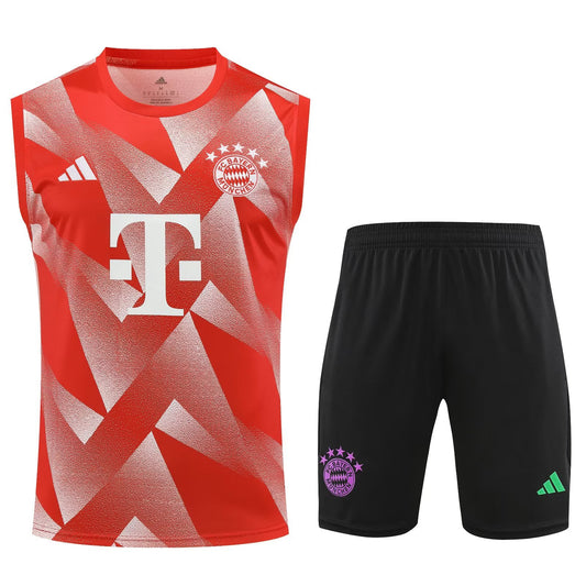 Bayern Munich Vest Set Red/Black 2023-24