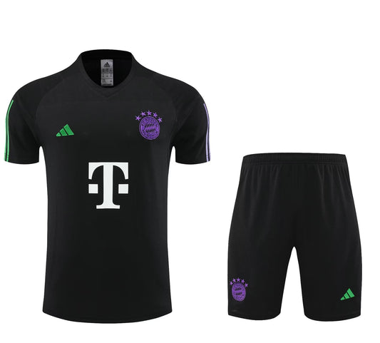 Bayern Munich Short Set Black 2023-24