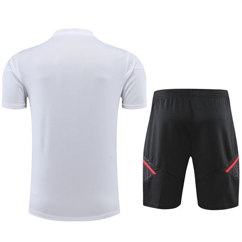 Bayern Munich Short Sleeve Set Grey/Red 2022-23