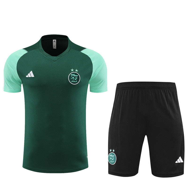 Algeria Short Sleeve Set Green/Black 2023-24