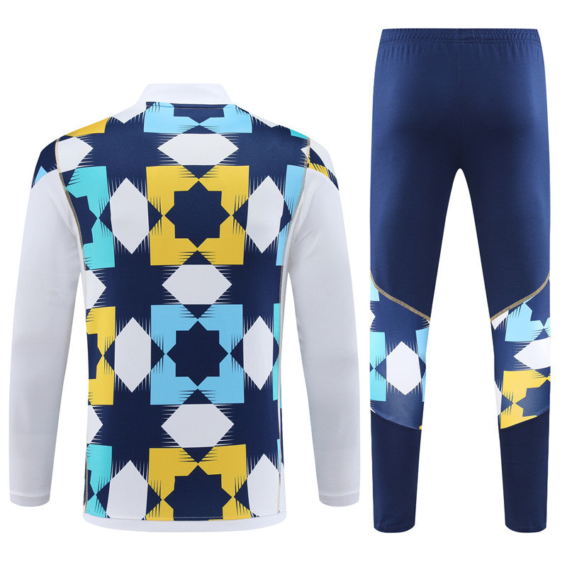 Algeria Long Sleeve Zipped Tracksuit Navy 2023-24