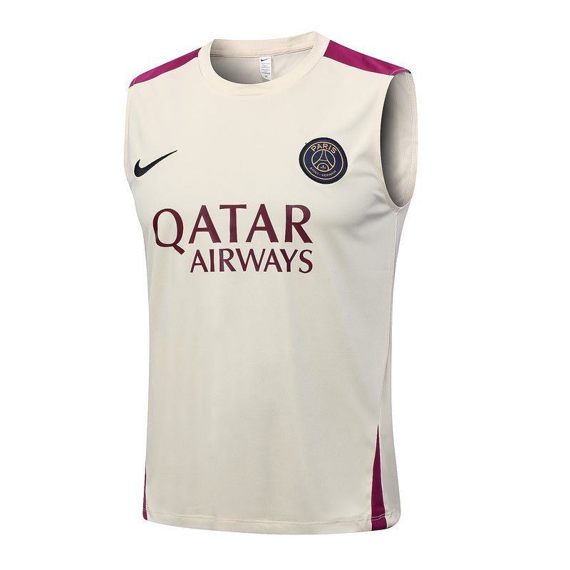 PSG Paris Saint German Vest Set White/Navy/Wine 2023-24