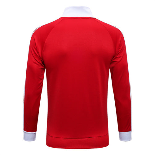 Manchester United Long Sleeve Zipped Tracksuit Red/Black 2022-23