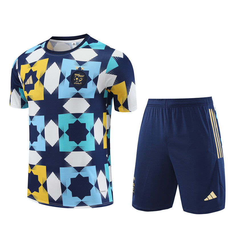 Algeria Short Sleeve Set Navy 2023-24
