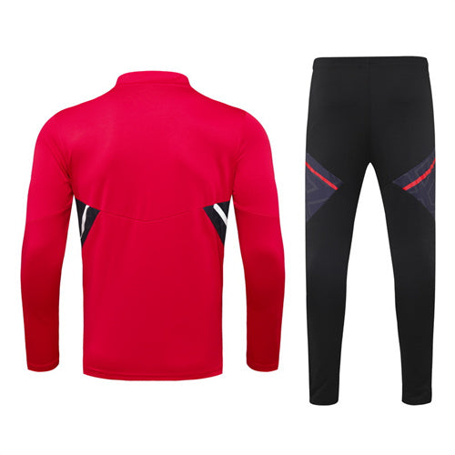 Bayern Munich Long Sleeve Zipped Tracksuit Black/Cyan 2022-23