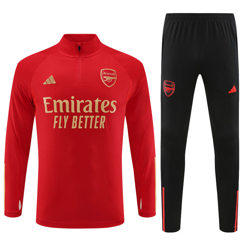 Arsenal Long Sleeve Tracksuit Red/Red 2022-23