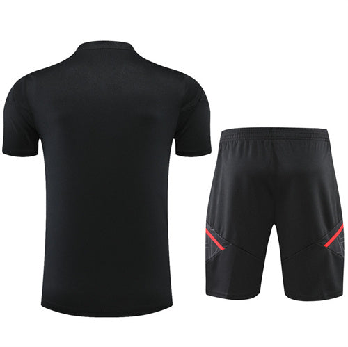 Bayern Munich Short Sleeve Set Black/Red 2022-23