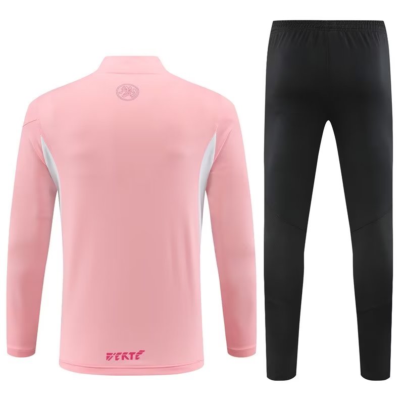 Algeria Long Sleeve Zipped Tracksuit Pink/Black 2023-24