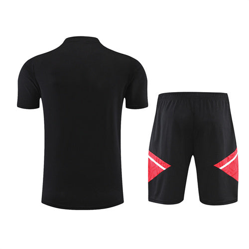 Bayern Munich Short Set Black Red 2022-23