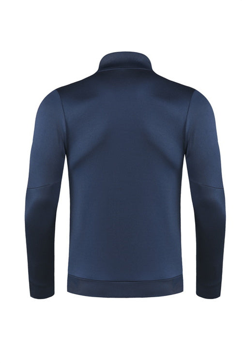 Manchester United Long Sleeve Zipped Tracksuit Navy/Red 2022-23