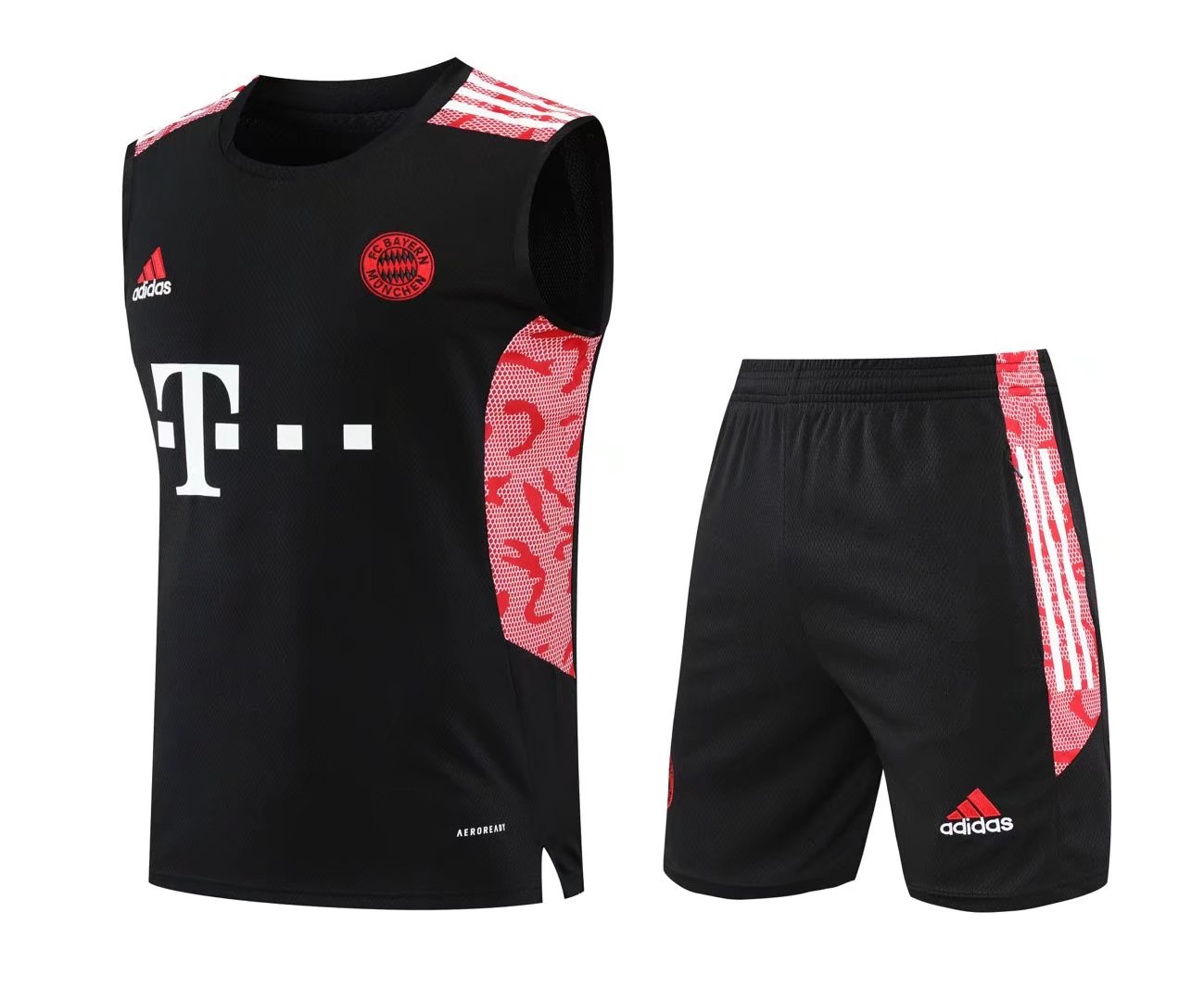 Bayern Munich Vest Set Black/Red 2022-23