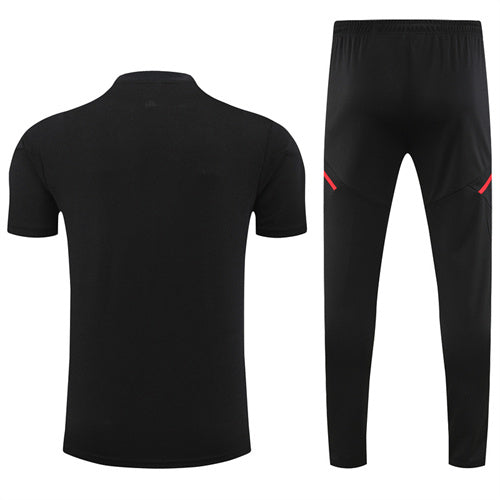 Bayern Munich Short Tracksuit Set Black/Red 2022-23