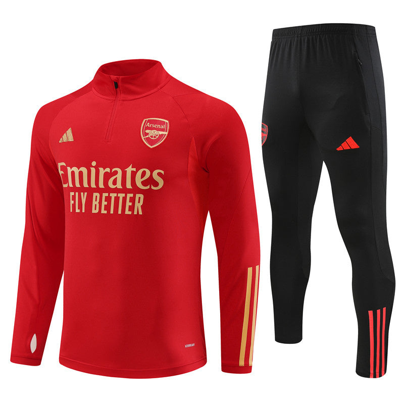 Arsenal Long Sleeve Tracksuit Red/Red 2022-23