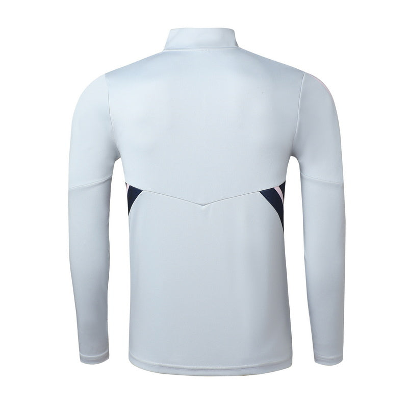 Arsenal Long Sleeve Tracksuit Grey/Navy/Pink 2022-23