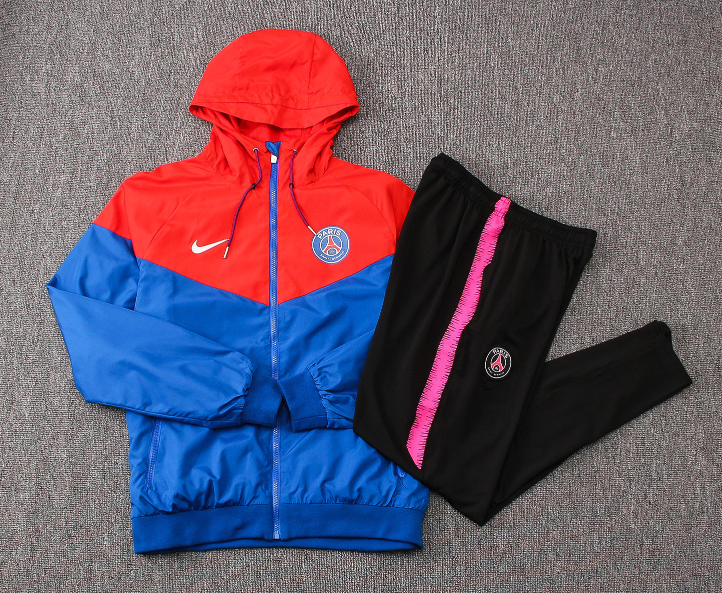 PSG Paris Saint-German Windbreaker Jacket Tracksuit Blue/Red G015 2022-23