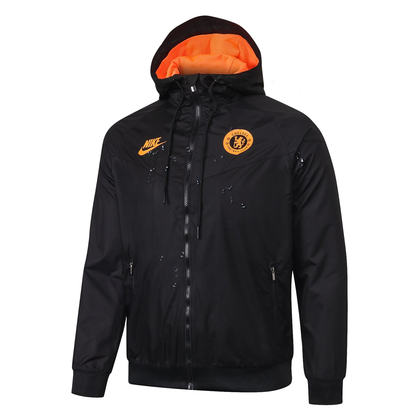 Chelsea Windbreaker Jacket Tracksuit Black/Orange G056 2022-23