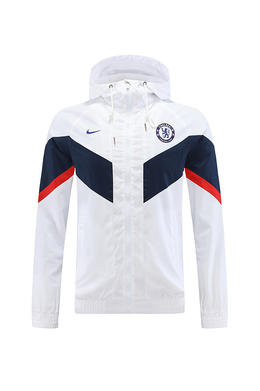 Chelsea Windbreaker Jacket White/Blue/Red 2022-23