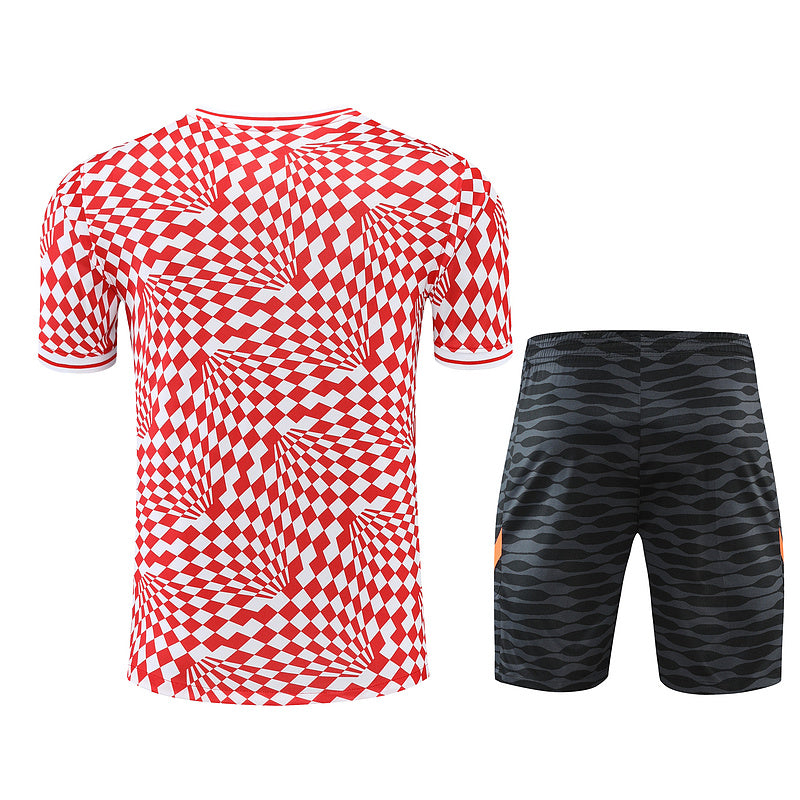 Chelsea Short Sleeve Set Red/White/Black  2022-23