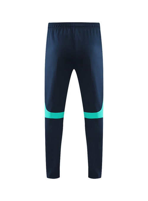 Barcelona Long Sleeve Zipped Tracksuit Cyan/Black 2022-23