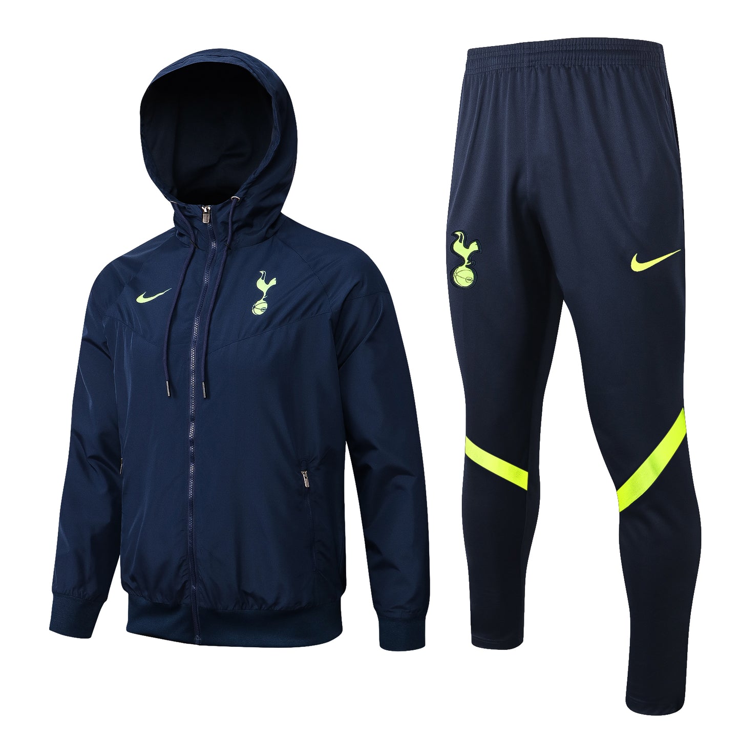 Tottenham Windbreaker Jacket Tracksuit Navy/Neon G015 2022-23