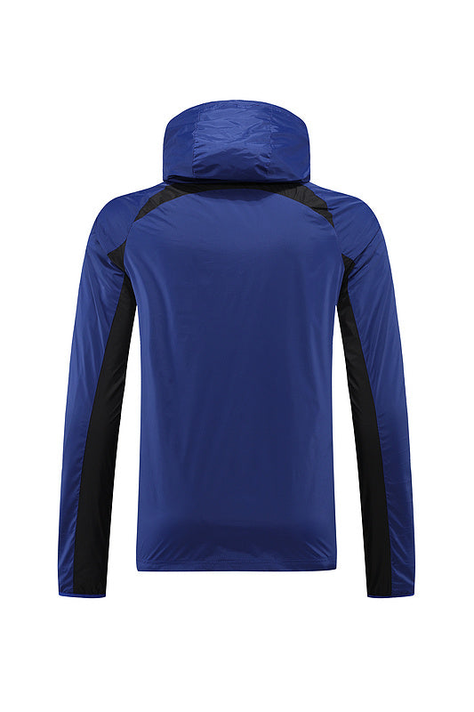 PSG Paris Saint German Windbreaker Jacket Tracksuit Blue/Black 2022-23