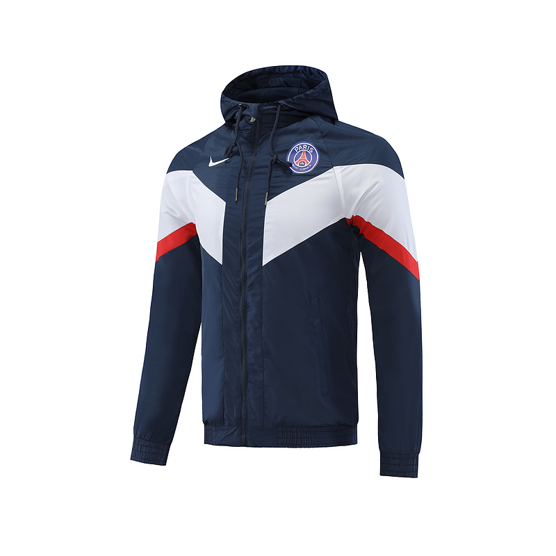 PSG Paris Saint German Windbreaker Jacket Blue/White/Red 2022-23