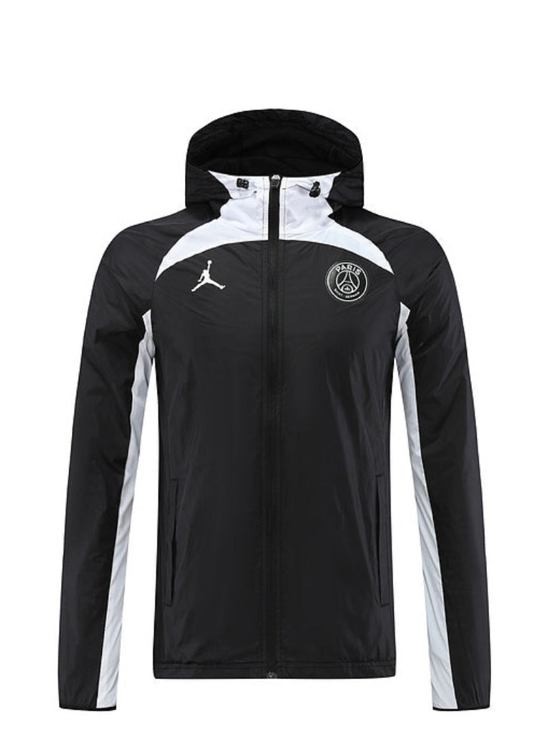 PSG Paris Saint German Windbreaker Jacket Black/White 2022-23