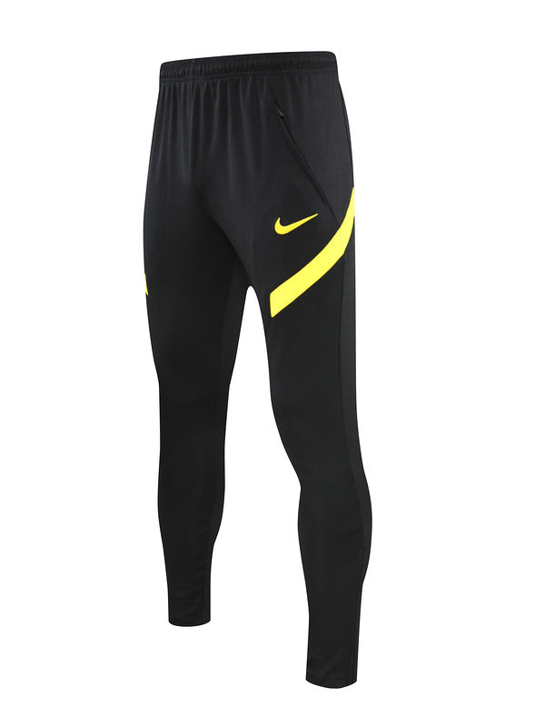 Chelsea Short Sleeve Tracksuit Black/Yellow/Grey 2022-23