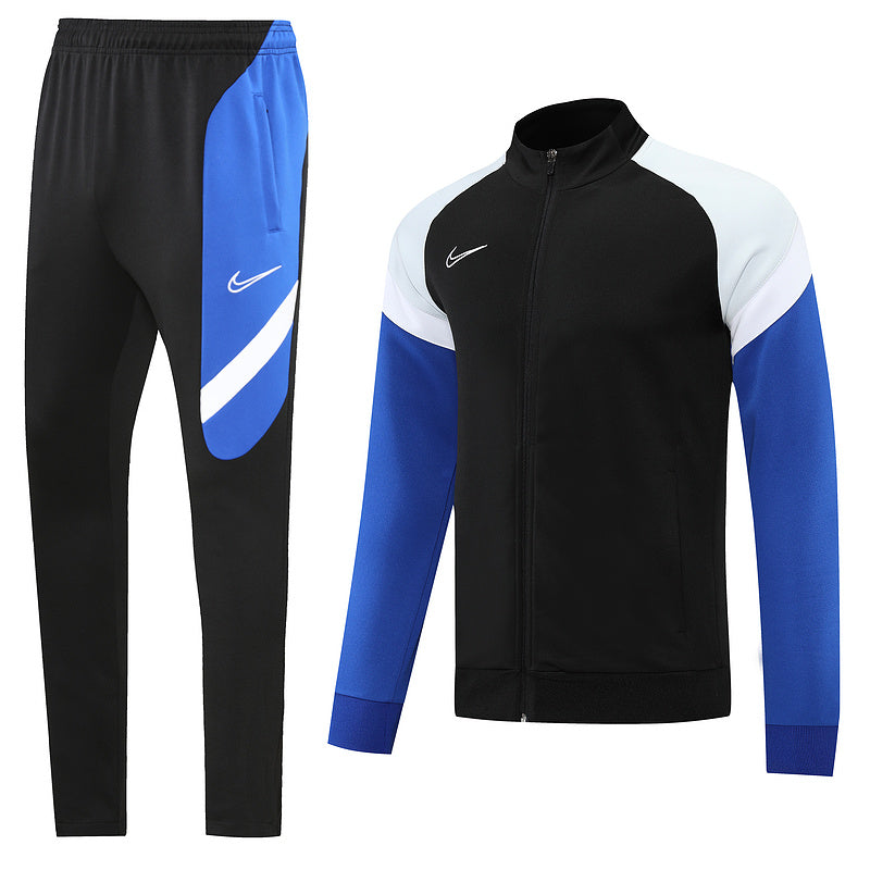 Dri-FIT Zipped Tracksuit Black/Blue/Light Blue