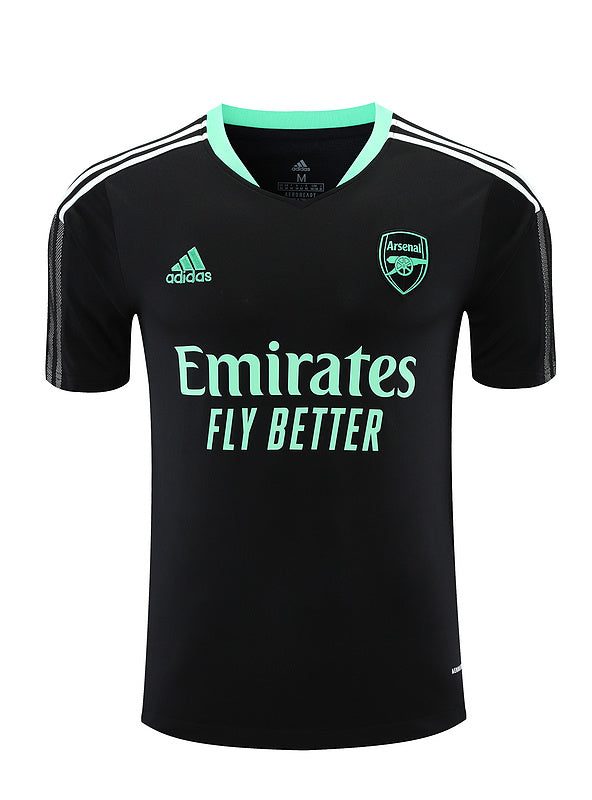 Arsenal Short Sleeve Set Black/Cyan 2022-23