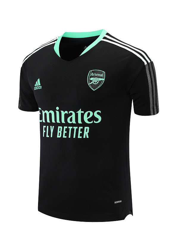 Arsenal Short Sleeve Set Black/Cyan 2022-23