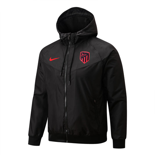 Atletico Madrid Windbreaker Jacket Black G116 2022-23