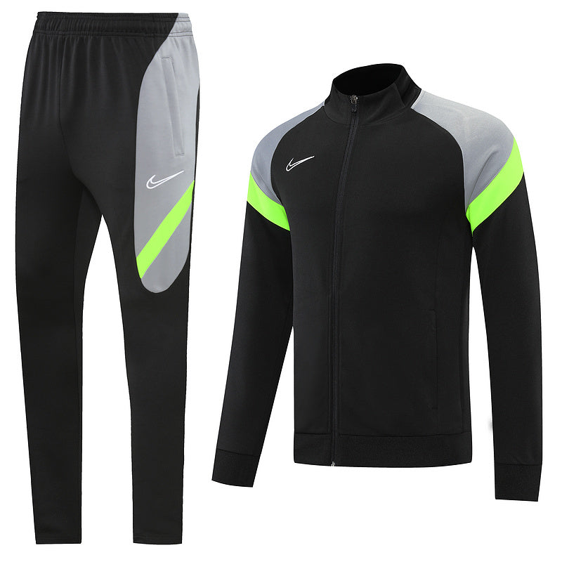 Dri-FIT Zipped Tracksuit Black/Grey/Neon