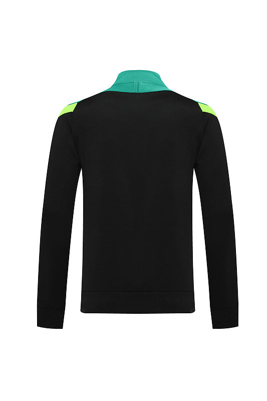 Dri-FIT Zipped Tracksuit Black/Green/Neon