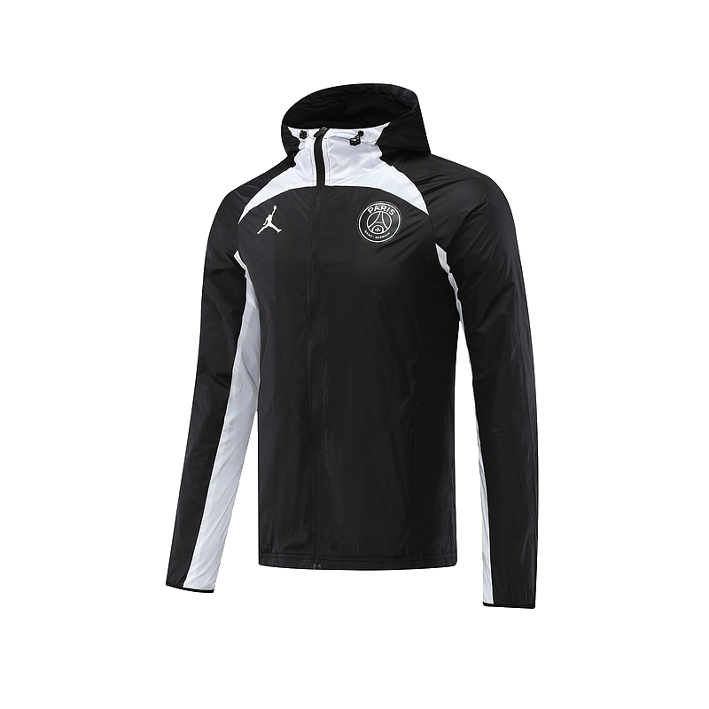 PSG Paris Saint German Windbreaker Jacket Black/White 2022-23