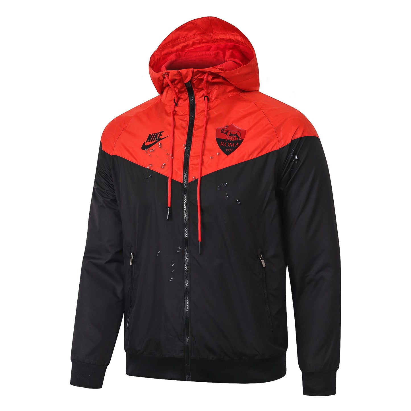 Roma Windbreaker Jacket Tracksuit Red/Black G054 2022-23