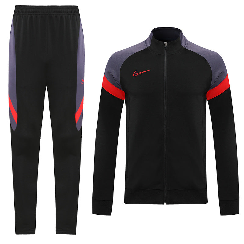 Dri-FIT Zipped Tracksuit Black/Grey/Red