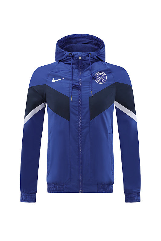 PSG Paris Saint German Windbreaker Jacket Blue/Black/White 2022-23