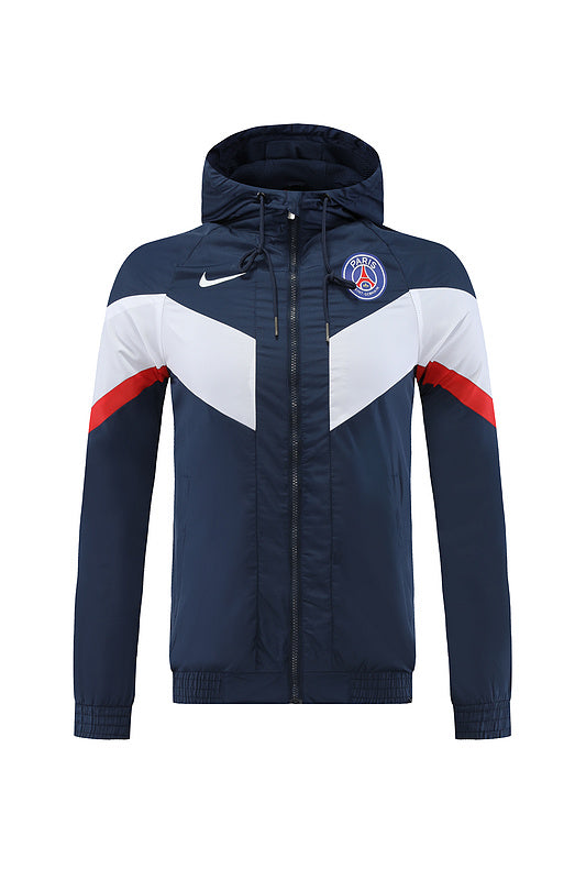 PSG Paris Saint German Windbreaker Jacket Blue/White/Red 2022-23